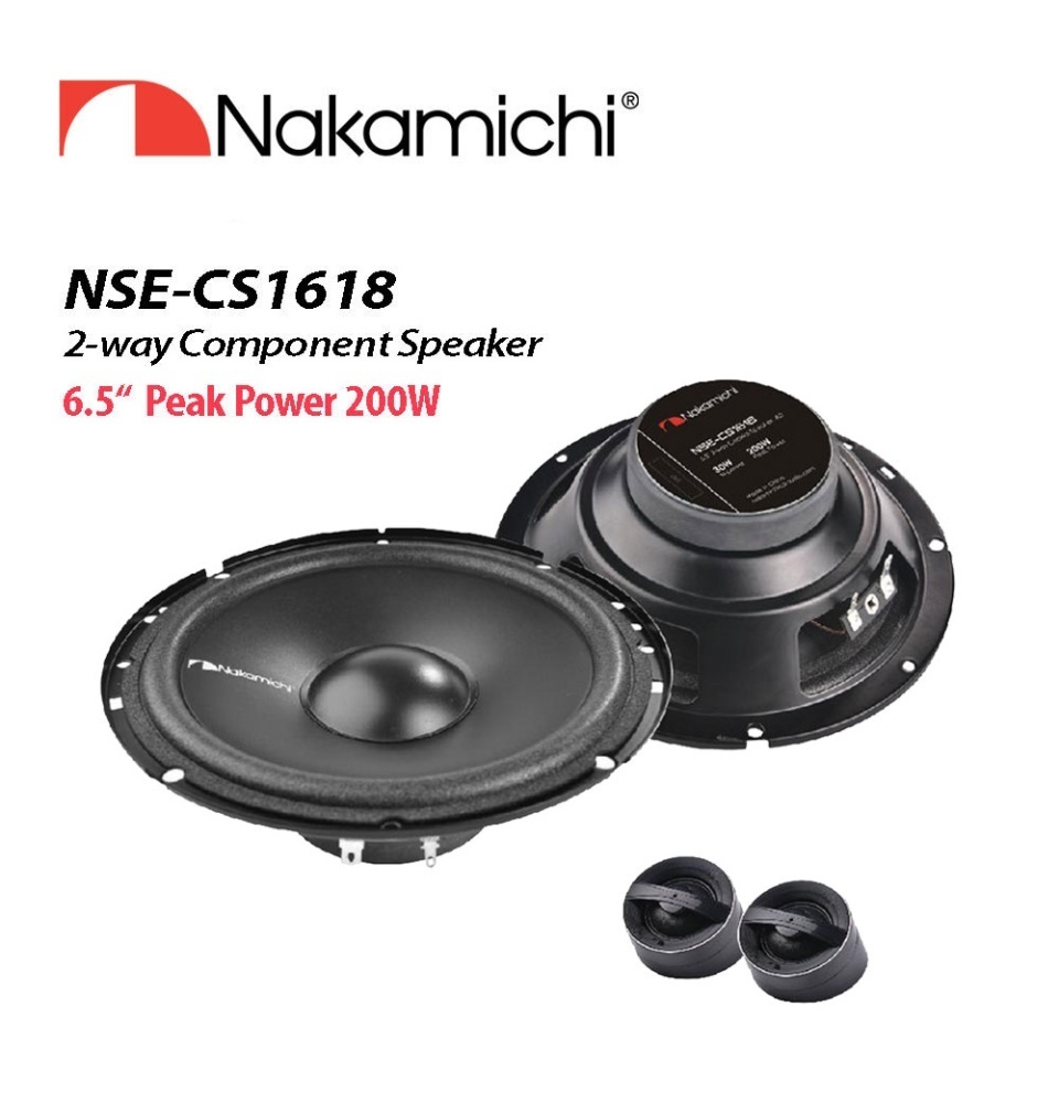 ■USA Audio■ナカミチNakamichi NSEシリーズ NSE-CS1618 16.5cm Max.200W ●保証付●税込_画像1