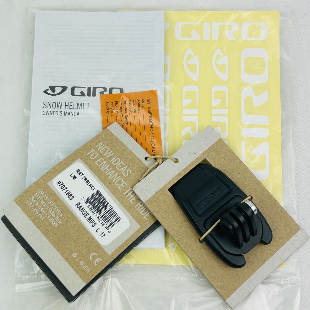 【送料込み】★USED★GIRO RANGE MIPS Lサイズ ヘルメット スキー スノーボード 帽子 スノー スポーツ ＃546010_画像10