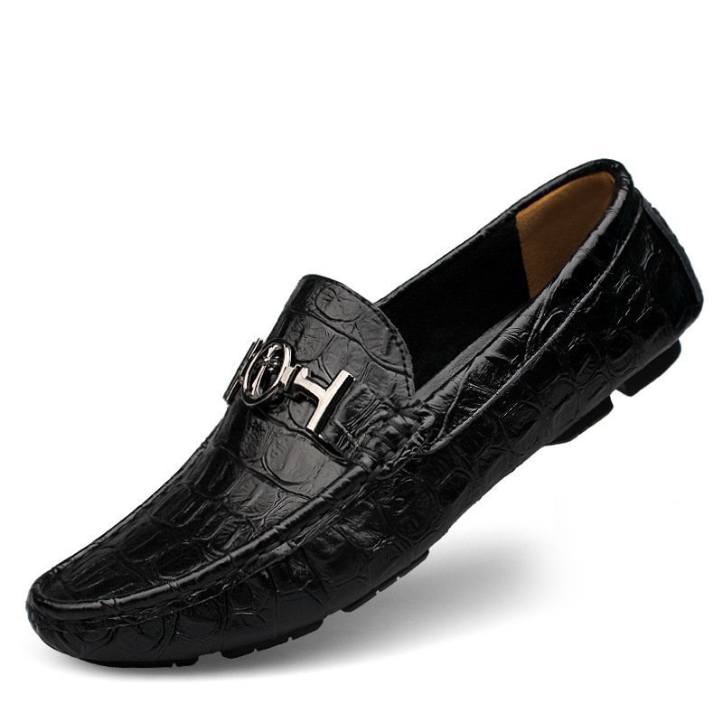  новый продукт Loafer очень красивый товар туфли без застежки натуральная кожа обувь для вождения телячья кожа мужской обувь большой размер есть . выбор цвета возможно зеленый 27.5cm