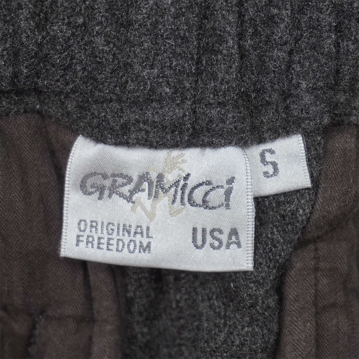 Gramicci × JOURNAL STANDARD 別注 ライトメルトンパンツ【S】チャコール グラミチ ジャーナルスタンダード コラボ クロップド GMP-16F136_画像6