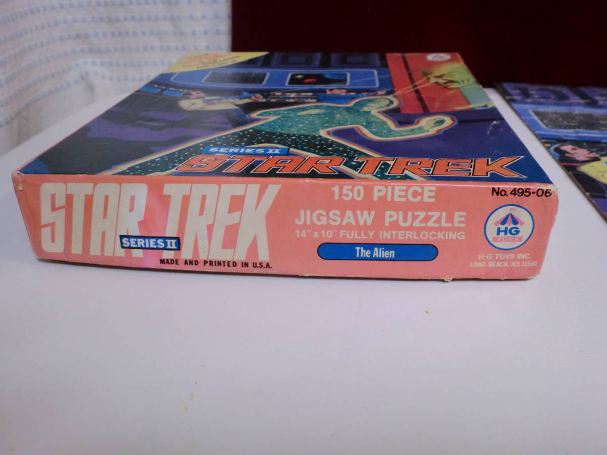  rare STAR TREK SERIES Ⅱ Star Trek jigsaw puzzle 150PC(The Alien) lack of equipped 