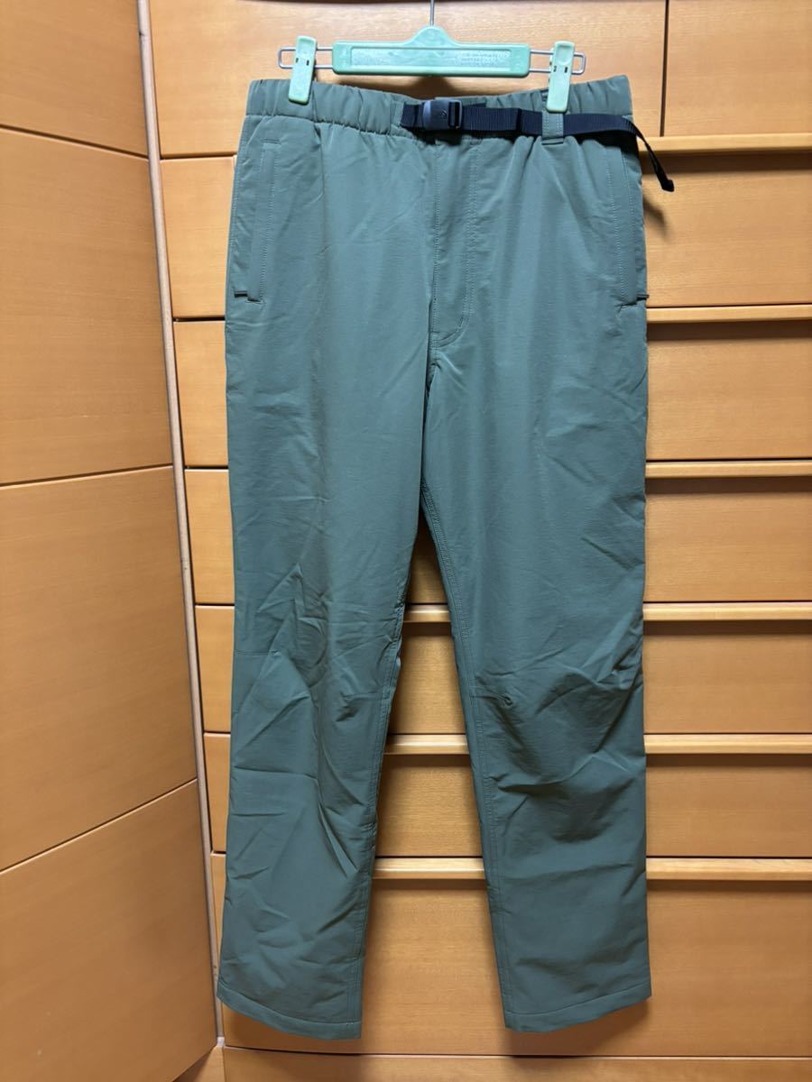 THE NORTH FACE Doro Warm Pant ノースフェイス 裏フリース ナイロンパンツ サイズL ニュートープ 美品_画像1