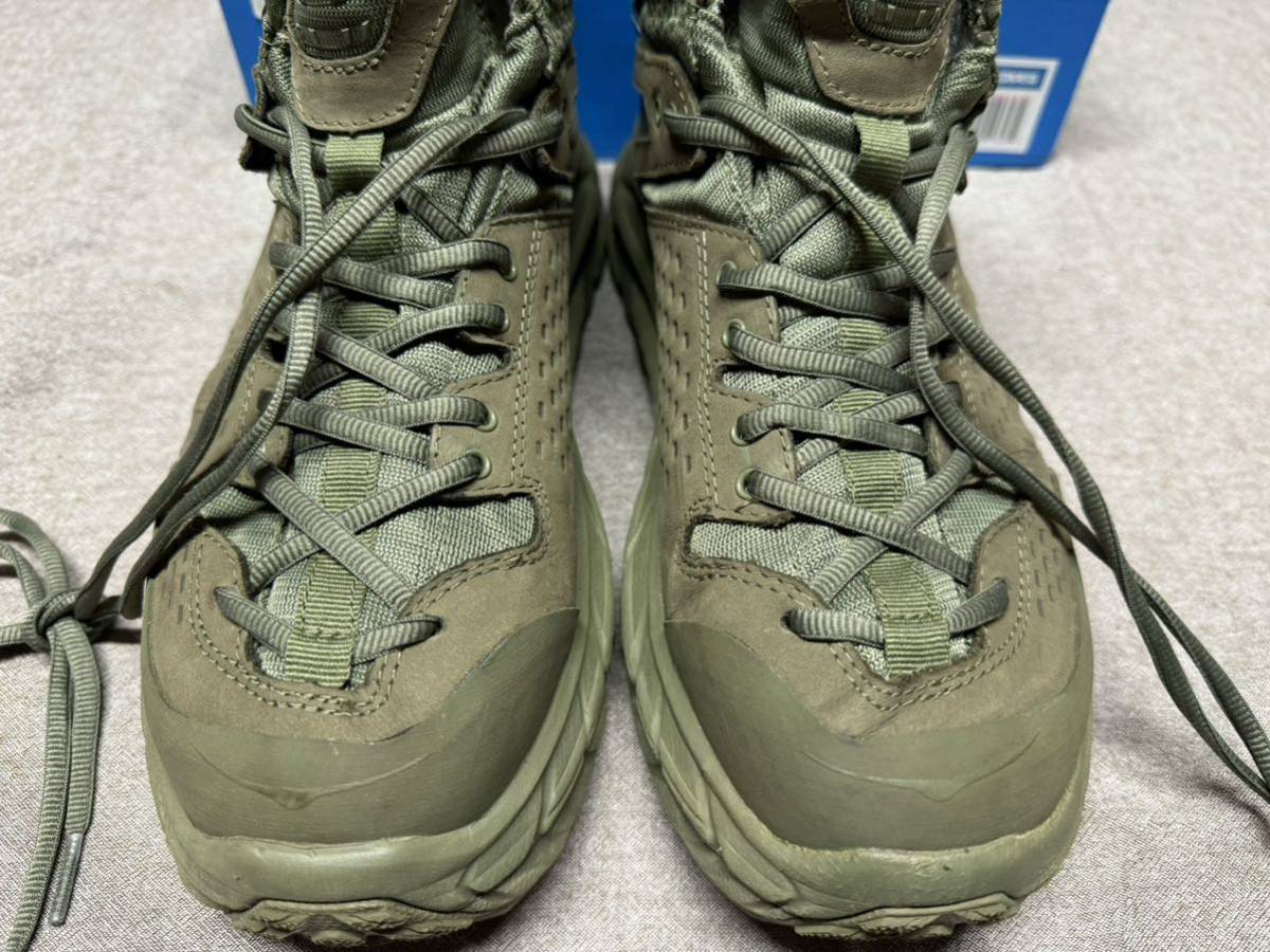 ホカオネオネ HOKA ONEONE M TOR ULTRA HI 2 WP オリーブ OLIVE 27.0 eVent ブーツ ハイカット_画像2