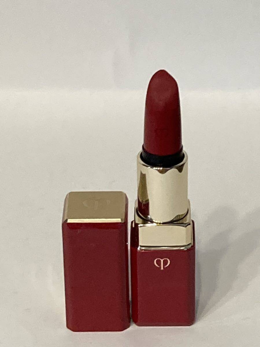 I4B434* Shiseido kre*do* Poe Beaute rouge are-vuru cashmere 512 red passion lipstick 4g