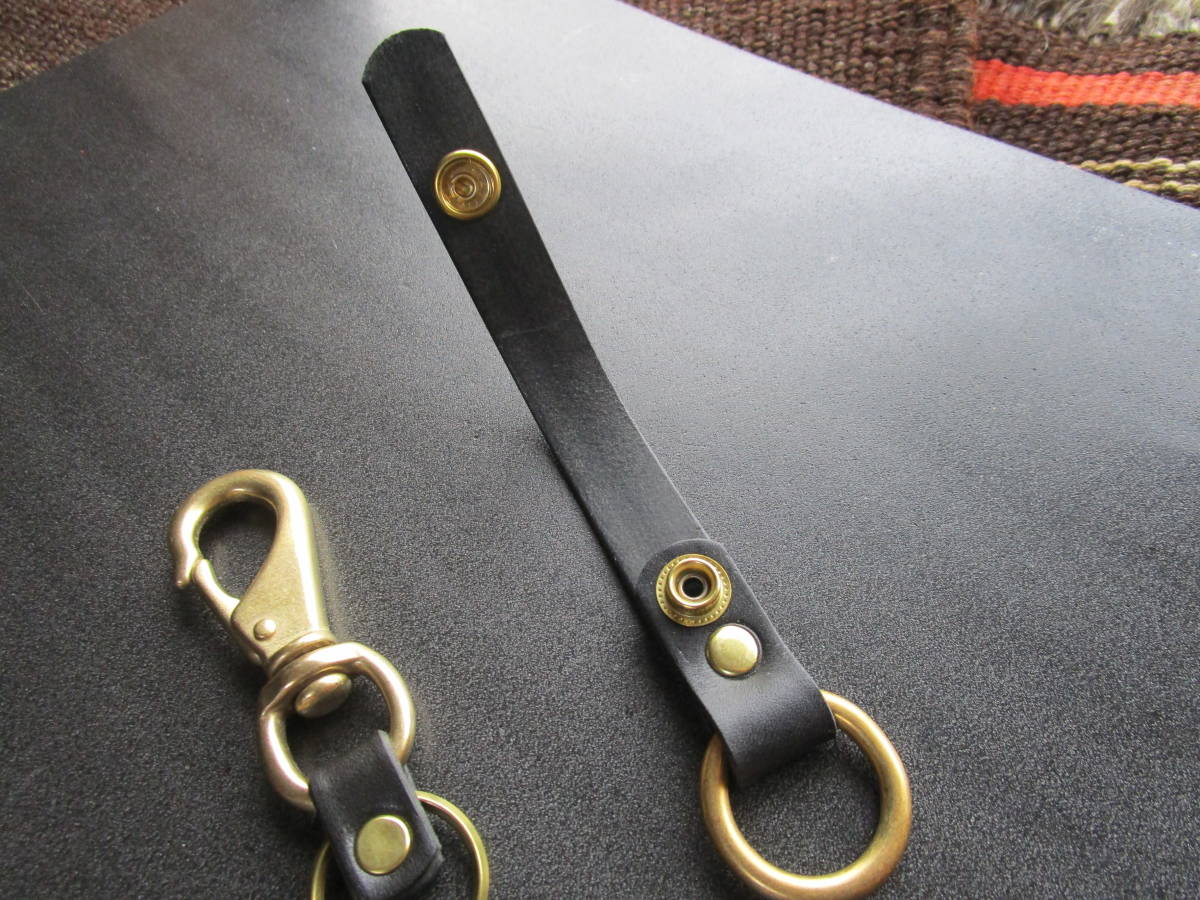 .. just brass yacht nas. key hook! finest quality Italy bte-ro cow leather belt!! weight feeling equipped! hand made! belt loop set!