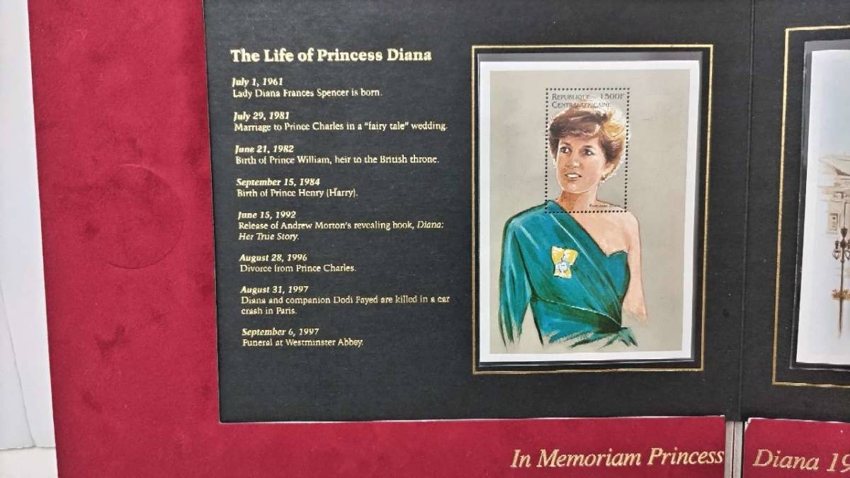 【未使用】ダイアナ妃 記念切手 おまとめ Princess Diana In Memoriam・ダイアナ妃＆チャールズ皇太子ご成婚記念・哀悼記念など【保管品】 _画像5
