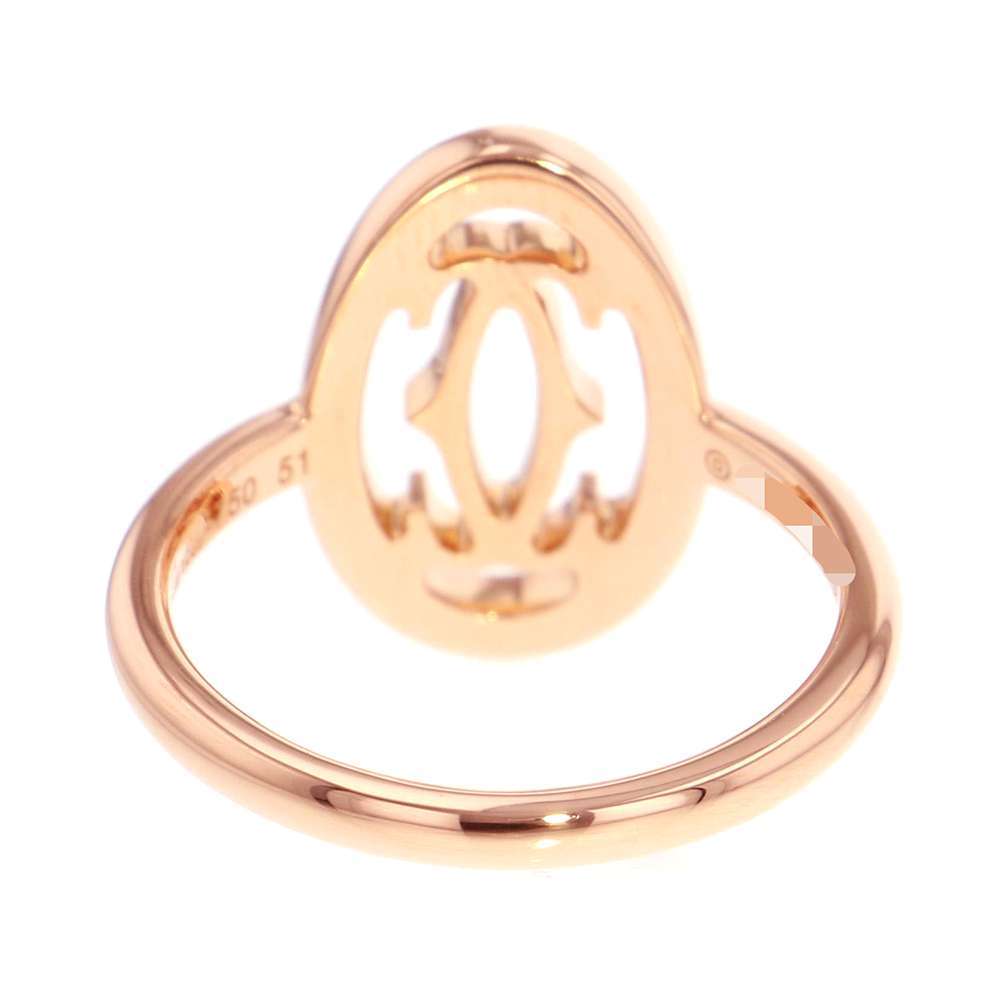  Cartier ring Logo du-bruC diamond K18PG pink gold size 51 B4093200 ring [ safety guarantee ]