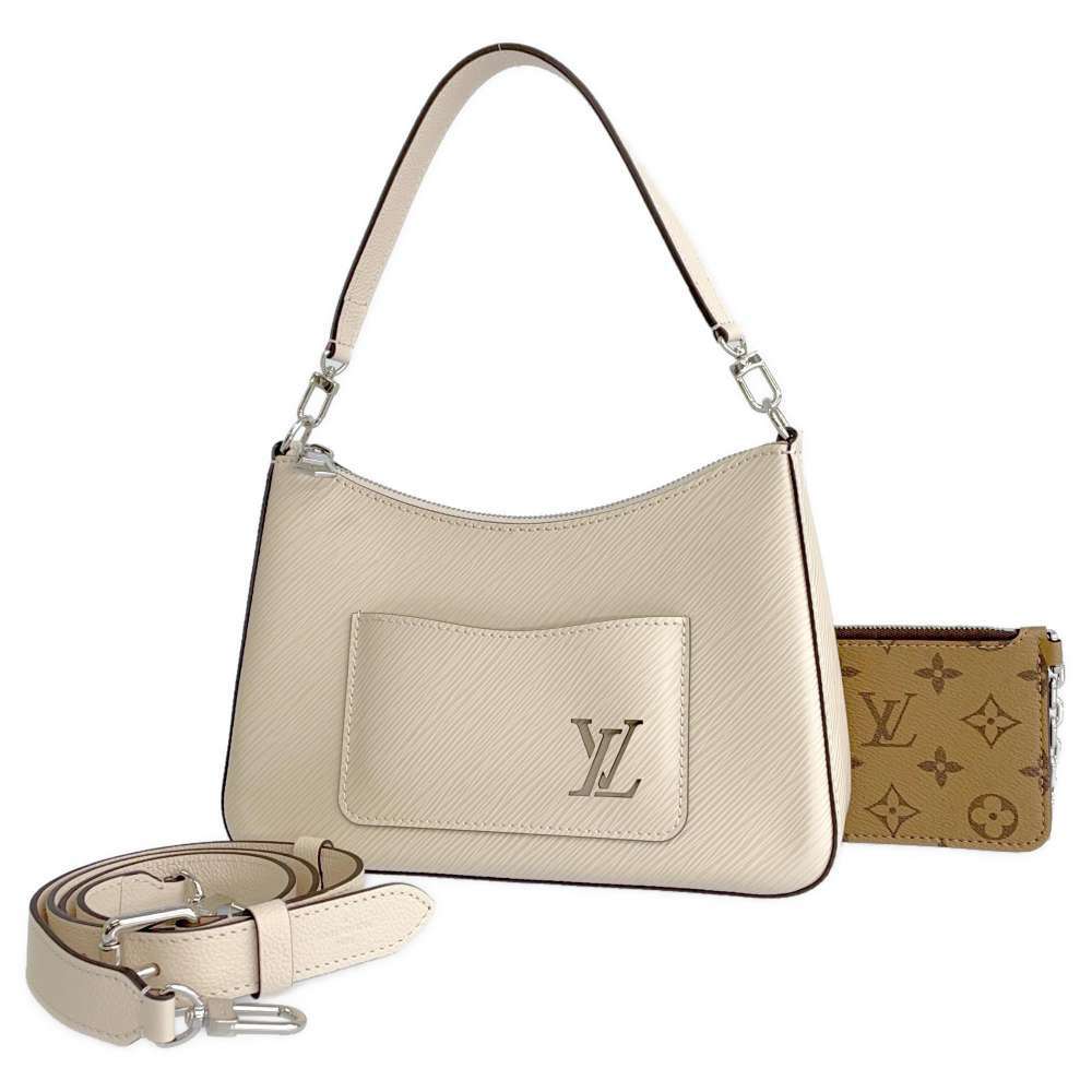 ルイヴィトン ハンドバッグ エピ マレル M80688 LOUIS VUITTON 2wayショルダーバッグ アイボリー 【安心保証】_画像1