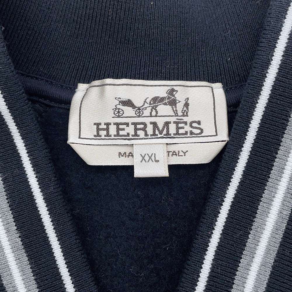 エルメス トップス スウェット テディ ブルゾン セリエボタン コットン メンズサイズXXL HERMES 【安心保証】_画像7