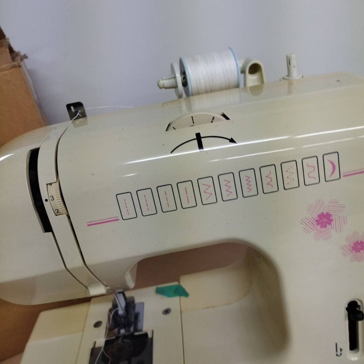 ミシン マリック TM-100 コンパクトミシン ピンク 桜柄 裁縫 手工芸_画像8