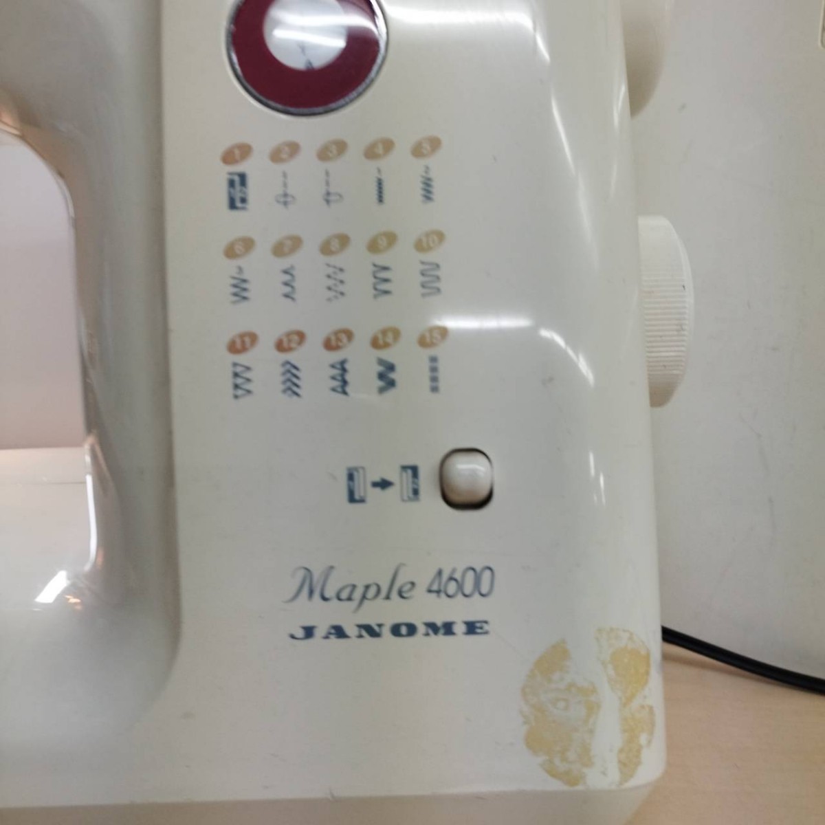JANOME ジャノメ Maple 4600 ミシン 家庭用ミシン 手工芸 裁縫 _画像3