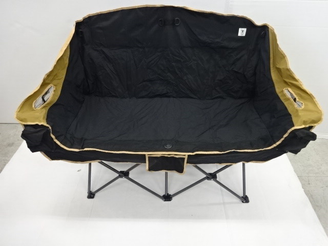 grn outdoor 60/40CLOTH TWIN SOFA CHAIR BLACK チェア 034044319_画像1