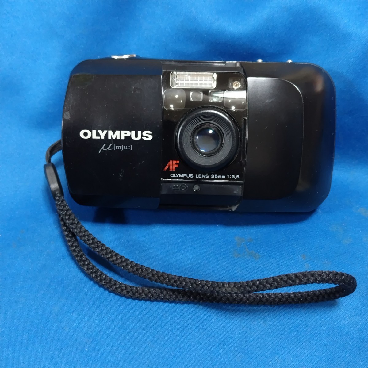 OLYMPUS μ[mju:] QUARTZ DATE オリンパス ミュー クォーツ デート 35mm Film Camera フィルム カメラ 動作確認済 管理H-1(KO)_画像1