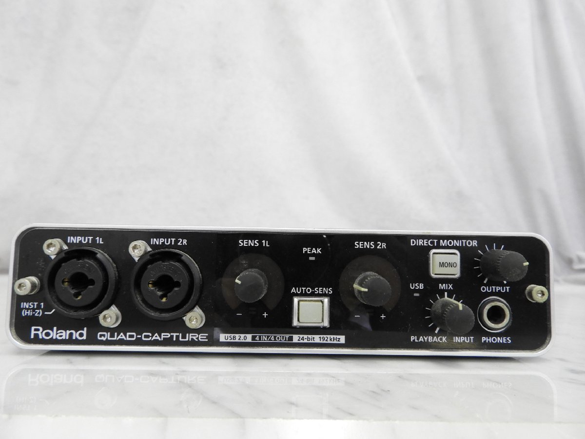 ☆Roland/ローランド オーディオインターフェース QUAD-CAPTURE UA-55 箱入　☆現状品☆_画像3