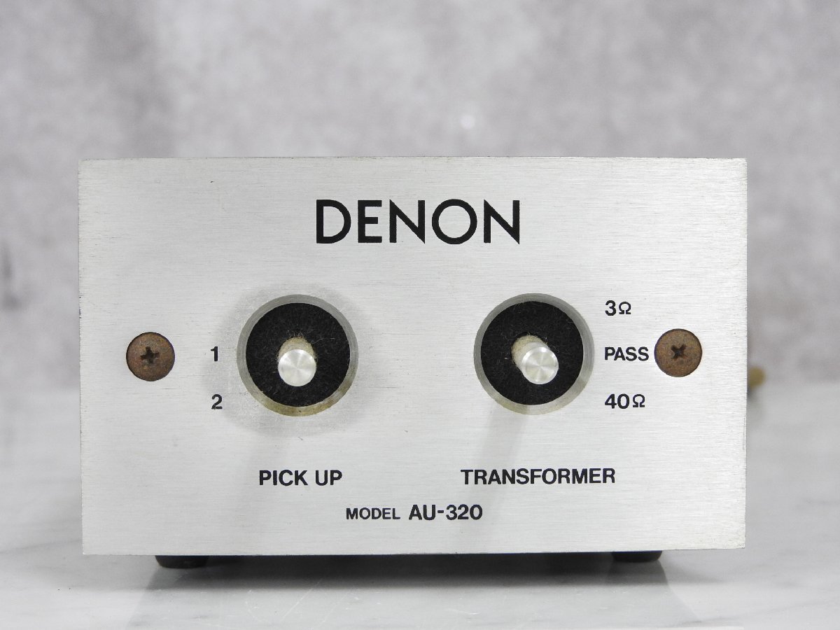 ☆ DENON デノン AU-320 MC昇圧トランス ☆現状品☆_画像2