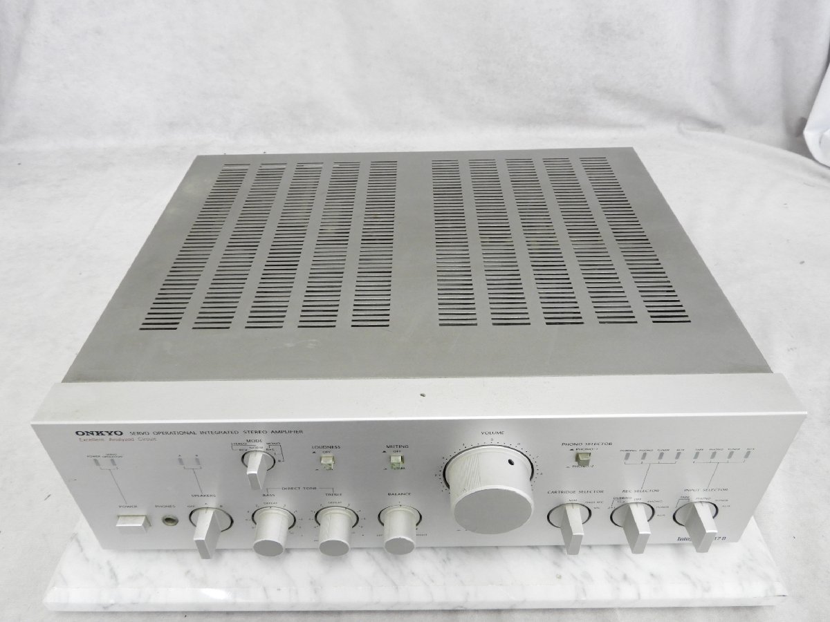 ☆ ONKYO オンキョー Interga A-817D プリメインアンプ ☆ジャンク☆_画像4