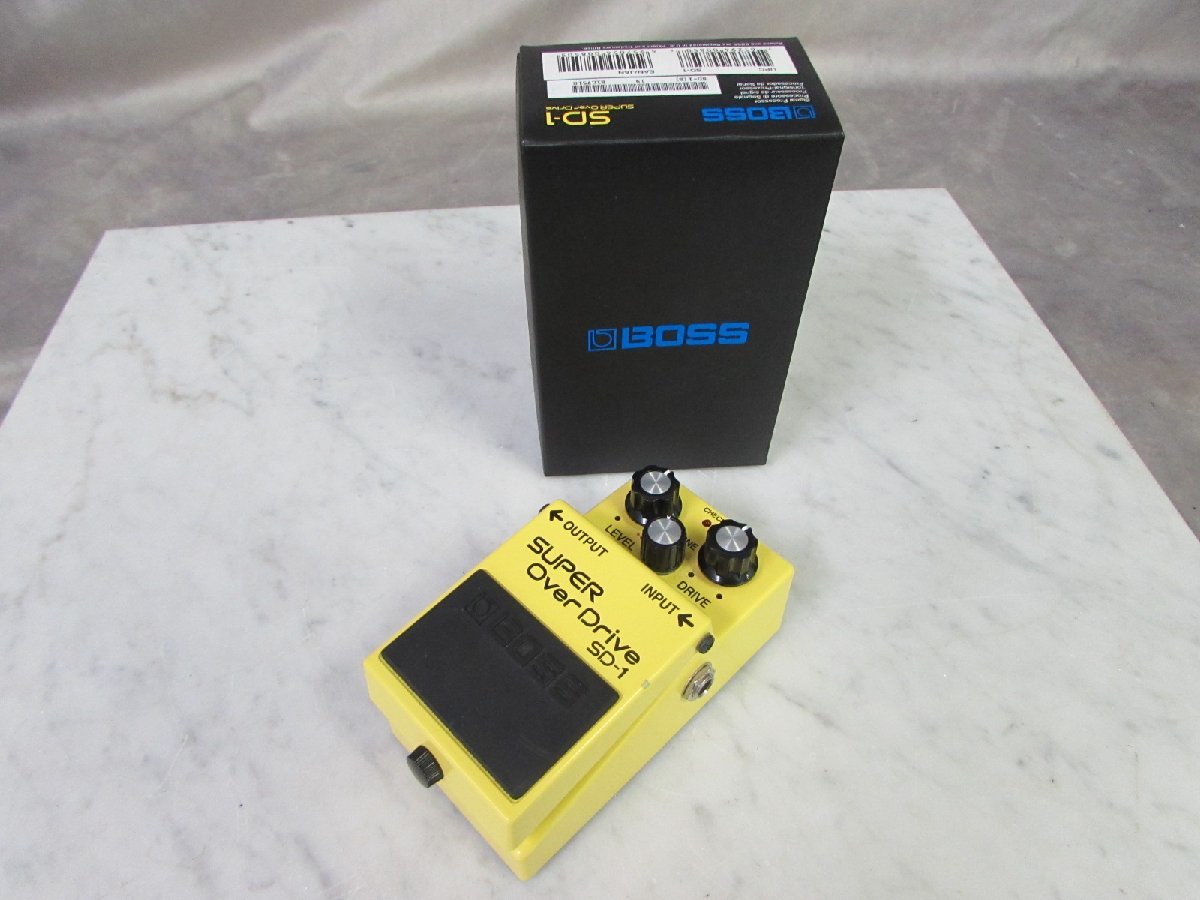 ☆ BOSS ボス SUPER Over Drive SD-1 エフェクター 箱付き ☆中古☆_画像1