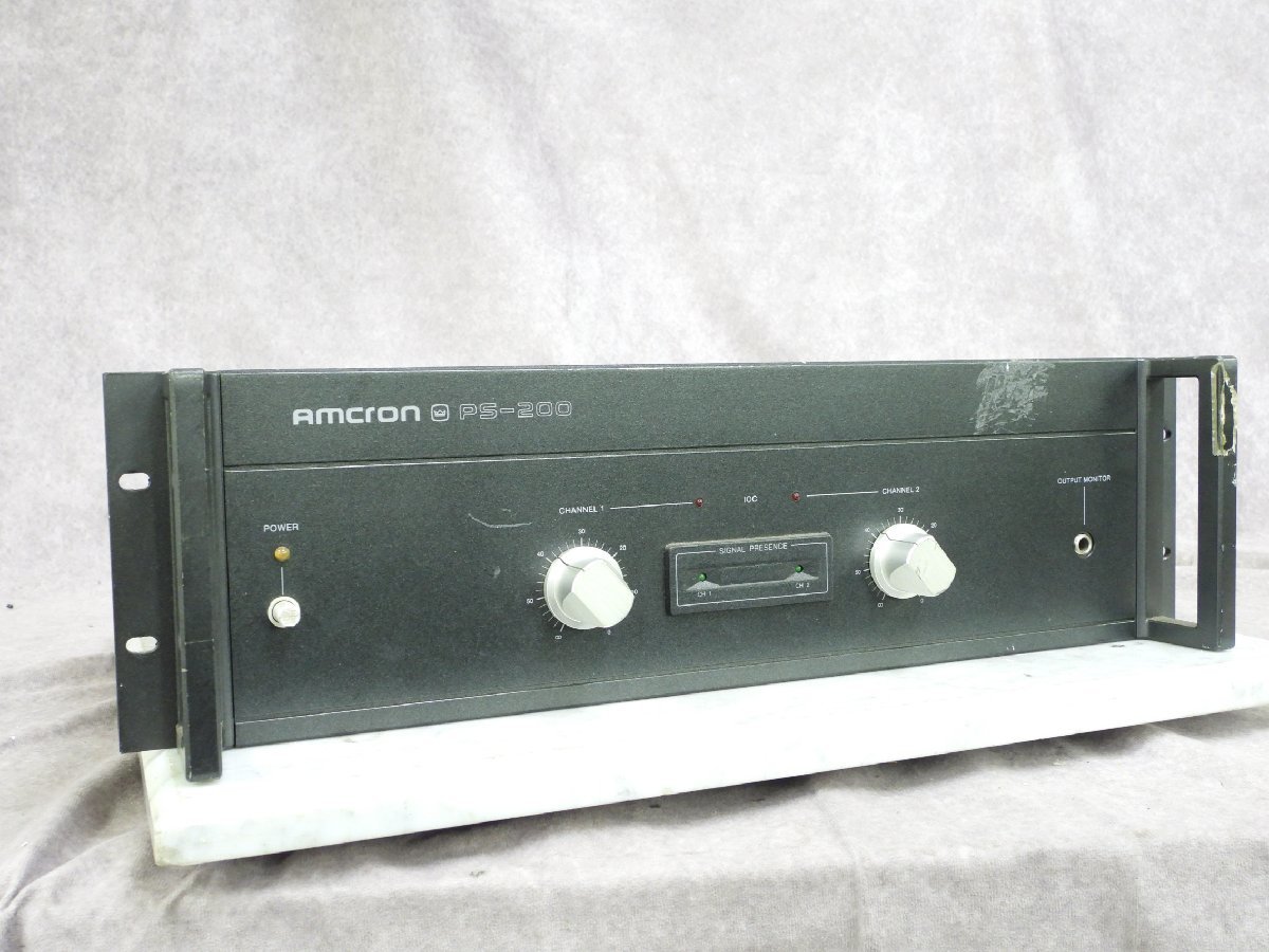 ☆AMCRON アムクロン パワーアンプ PS-200　☆中古☆_画像1