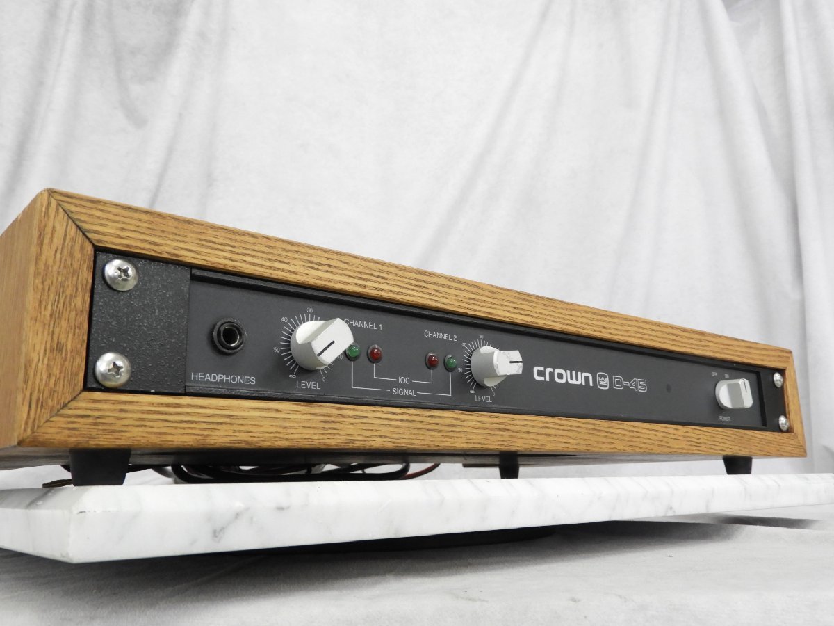 ☆AMCRON CROWN D-45 D45 クラウン パワーアンプ　☆現状品☆_画像1