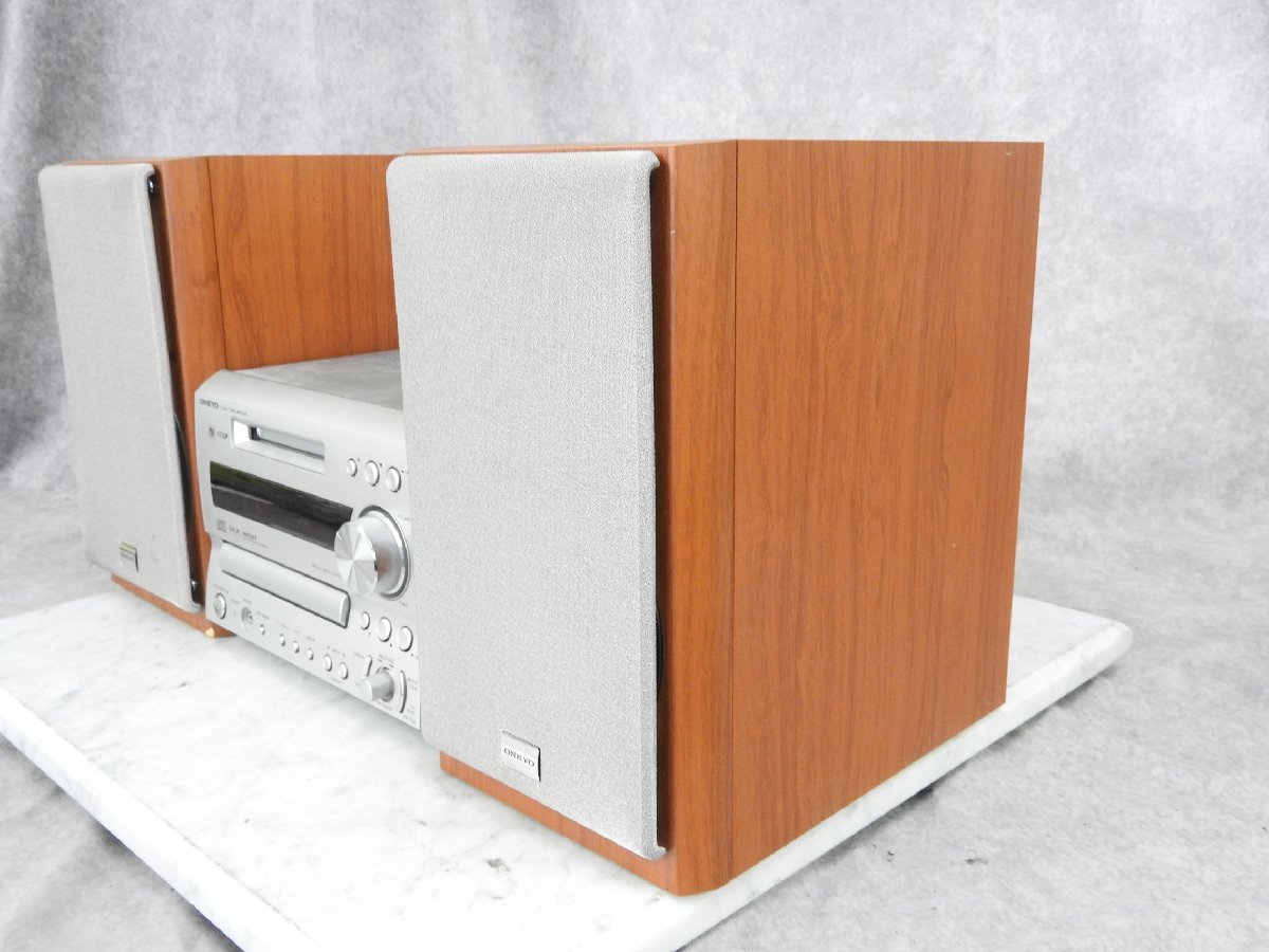 ☆ ONKYO オンキョー CD/MDミニコンポ/FR-7GX + スピーカー/D-S7GX ☆中古☆_画像4