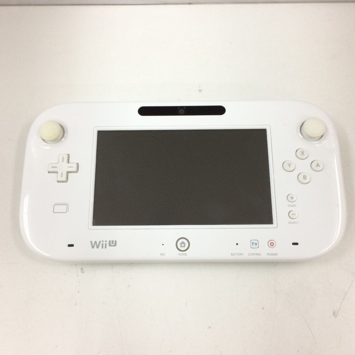 f089*120 【可動品】 Nintendo WiiU 本体 スーパーマリオメーカー セット 32GB shiro_画像5