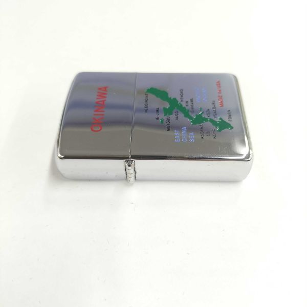 ★程度良好・箱付き★ZIPPO ジッポ オイルライター OKINAWA 沖縄 ジッポー シルバー系 喫煙具 葉巻 煙草　TSKS0204-3_画像4