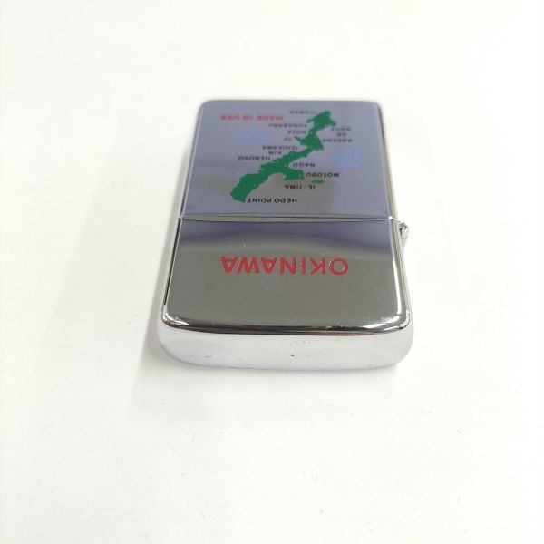 ★程度良好・箱付き★ZIPPO ジッポ オイルライター OKINAWA 沖縄 ジッポー シルバー系 喫煙具 葉巻 煙草　TSKS0204-3_画像5