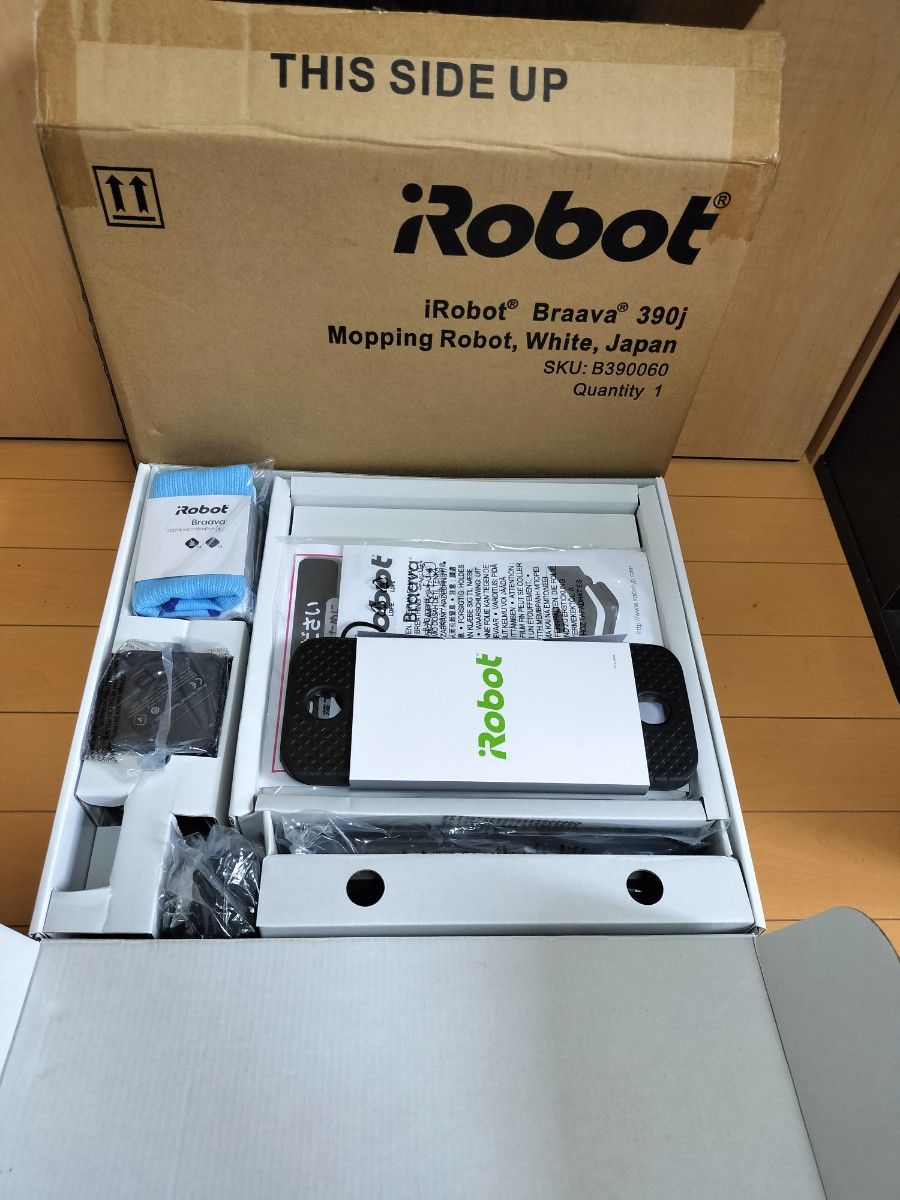 ロボット掃除機　ブラーバ　390j アイロボット　iRobot　Braava  390 　箱　付属品あり