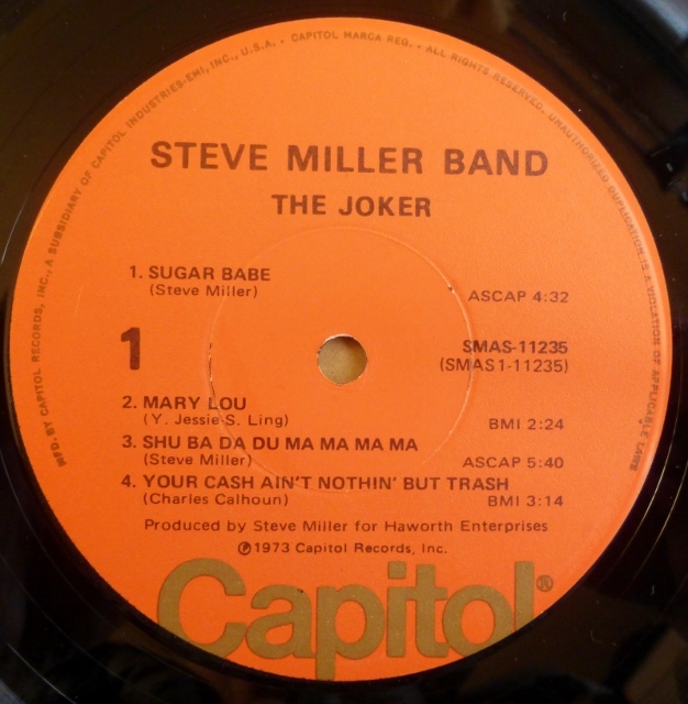 STEVE MILLER「THE JOKER」米ORIG [初回SMAS規格CAPITOLオレンジ] シュリンク美品_画像5