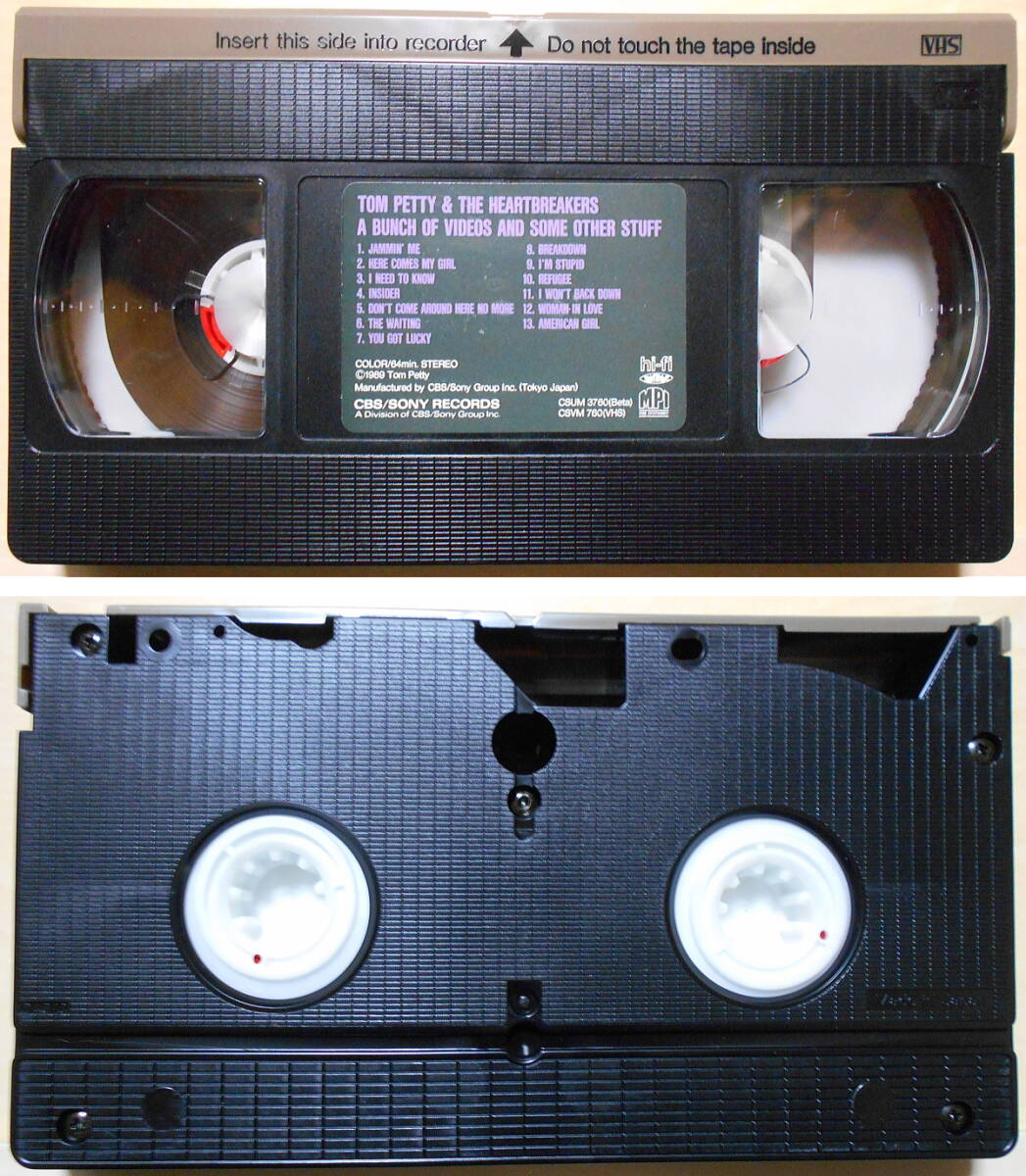 ☆国内版VHS彡トム・ペティ＆ザ・ハートブレイカーズ ★ A Bunch of Videos and Some Other Stuff ('89)Tom Petty and The Heartbreakers の画像5