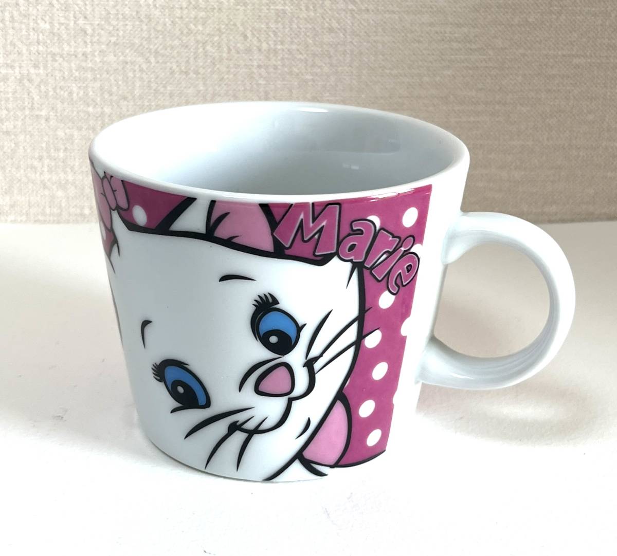 【Wn-123】　Disney ☆マリー ちゃんマグカップ　MARIE MUG CUP　 陶器　箱あり　未使用品_画像3