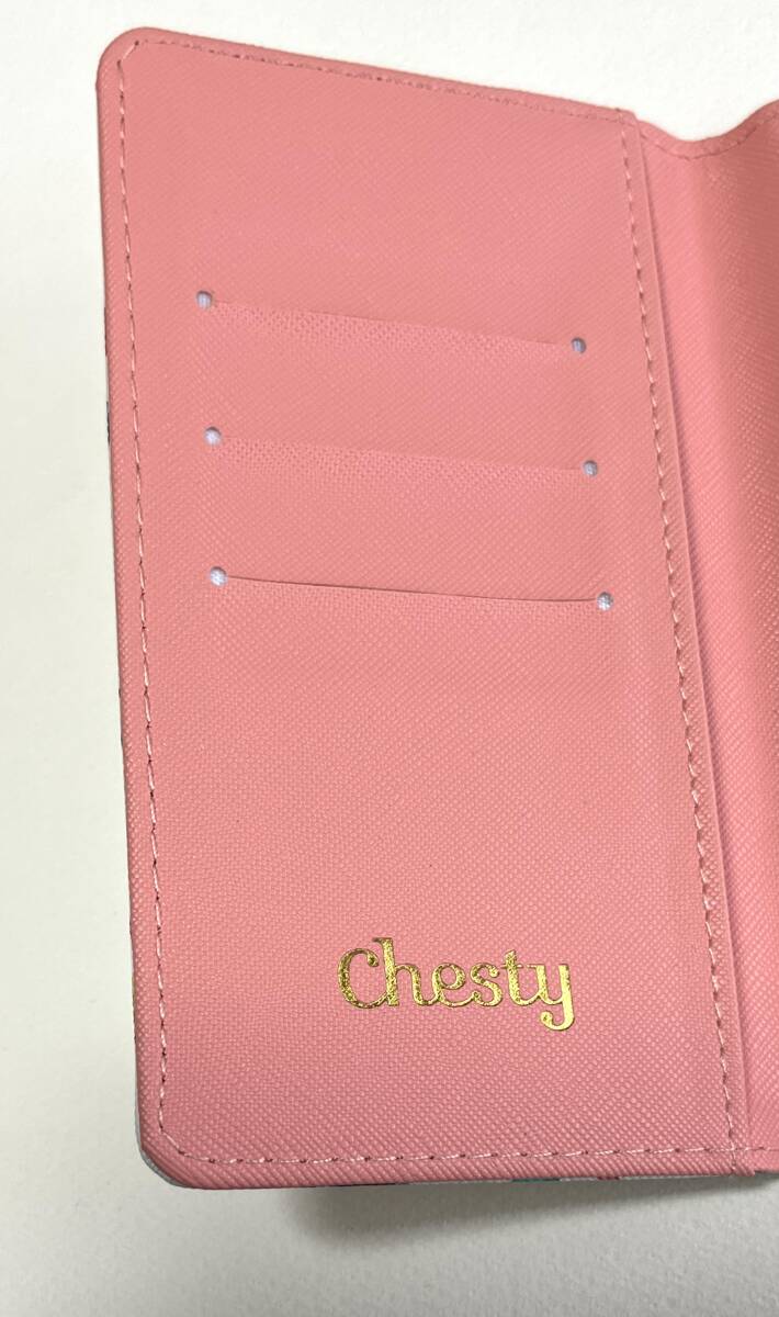 【Y-04】　chesty チェスティ　●美人百花2020年7月号付録　 フラワーバード柄　手帳型スマホケース　未使用保管品_画像6