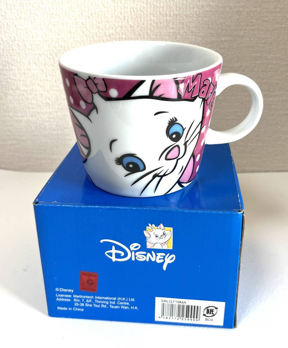 【Wn-123】　Disney ☆マリー ちゃんマグカップ　MARIE MUG CUP　 陶器　箱あり　未使用品_画像5