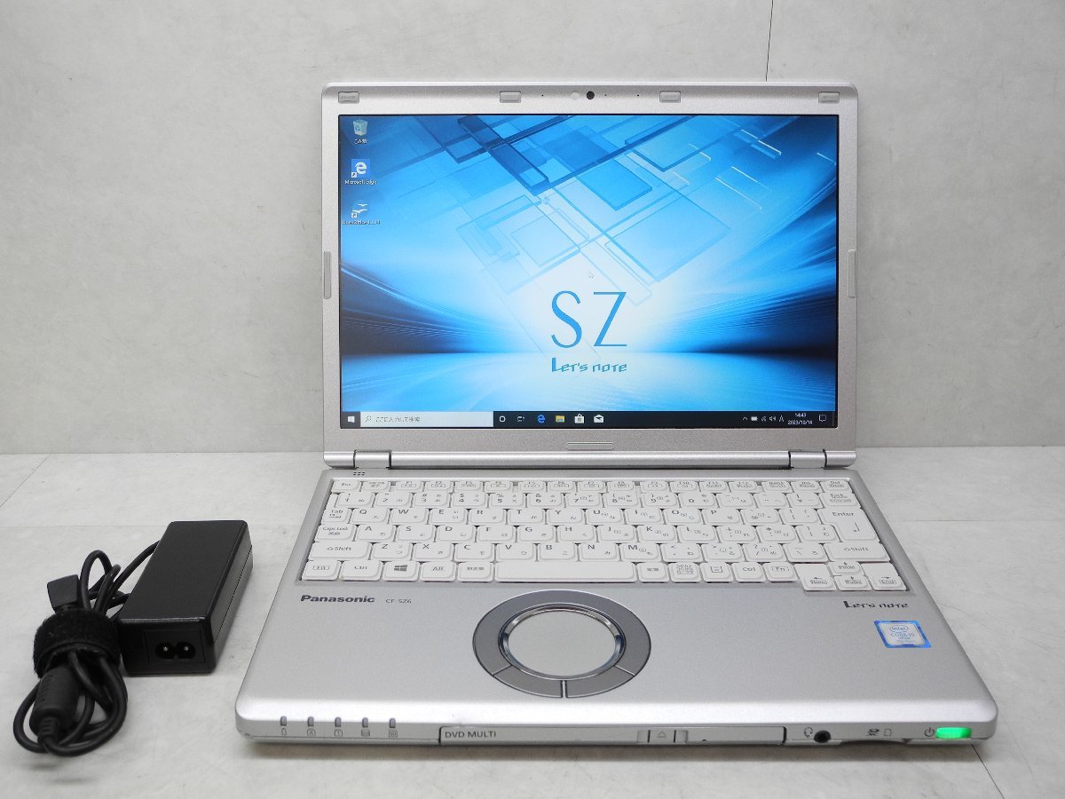 ☆1円☆第7世代☆CF-SZ6RDYVS☆累積3220☆高解像度1920×1200☆Core i5 2.60GHz/8GB/SSD256GB/無線/Bluetooth/カメラ/Office/DtoD領域☆_画像1