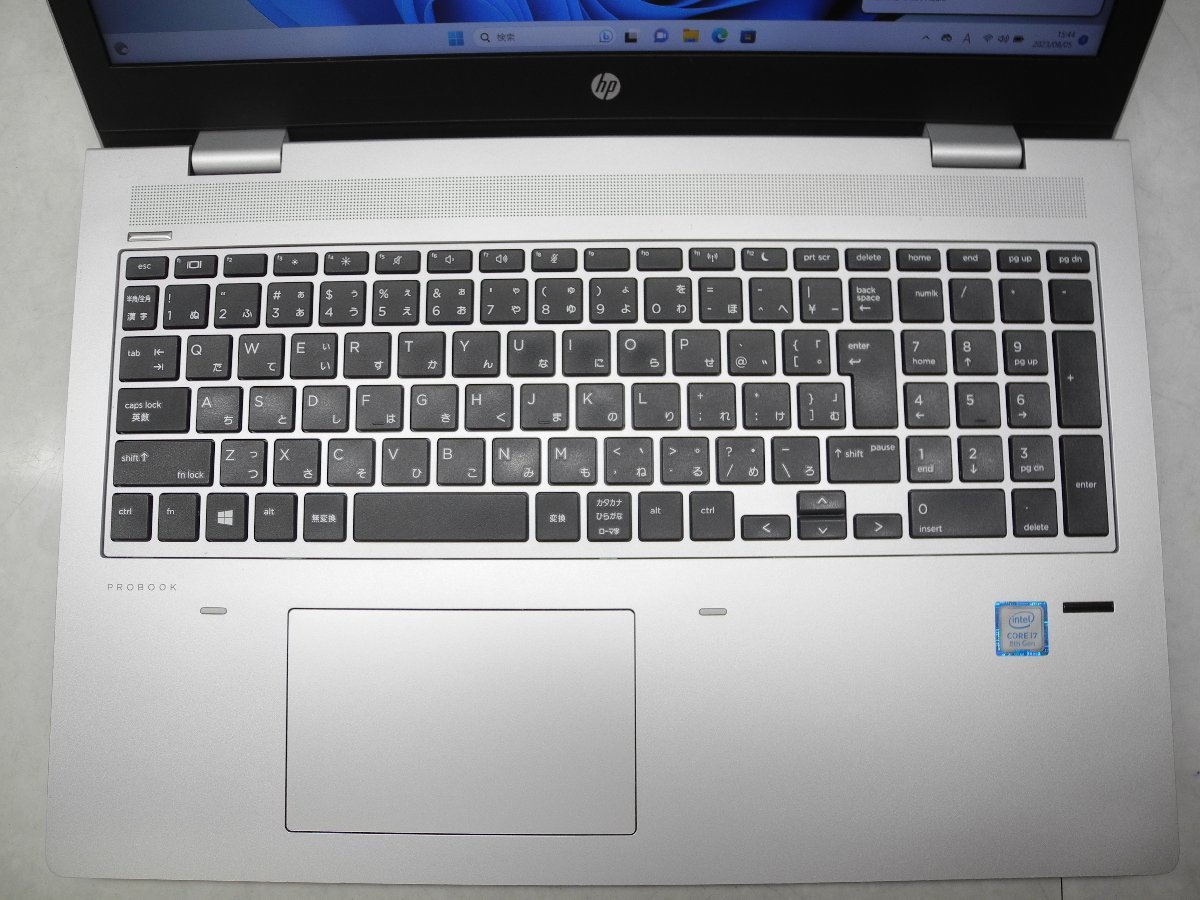 ☆1円スタート☆第8世代 HP ProBook 650G4☆高解像度☆Core i7 1.80GHz/4GB/500GB/Sマルチ/無線/Bluetooth/カメラ/Office/東京生産/Win11☆_画像2