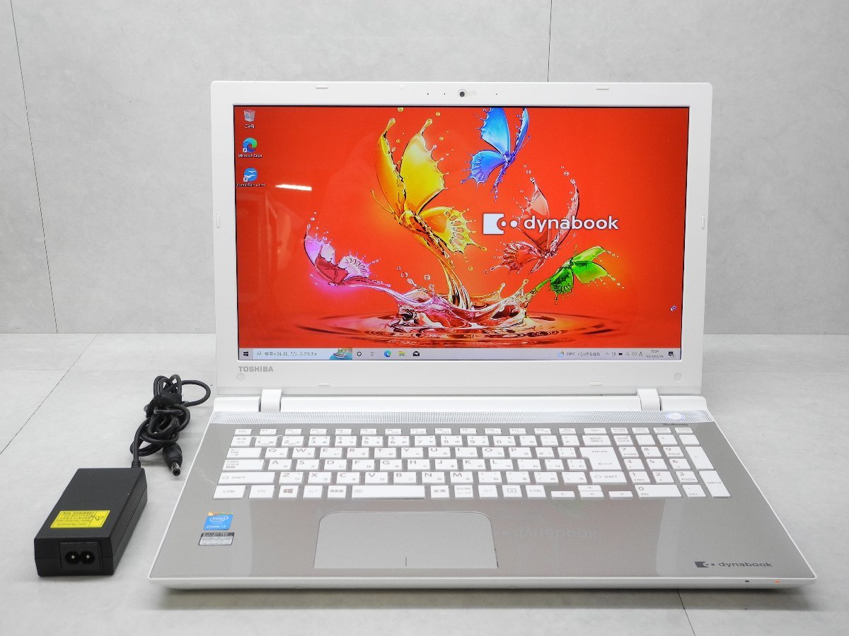 ☆1円☆第5世代☆東芝 dynabook T55/RG☆高解像度1,920×1,080☆Core i3 2.00GHz/4GB/1TB/BD/無線/Bluetooth/カメラ/Office/Win10☆_画像1