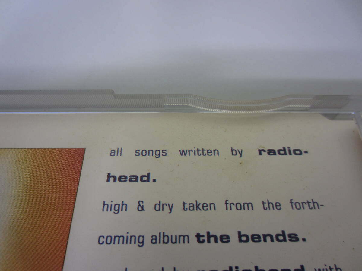 Radiohead/High & Dry Live Package Holland盤CD ネオアコ ギターポップ OASIS Blur Suede Ride Stone Roses Supergrass Gene Longpigs _画像3