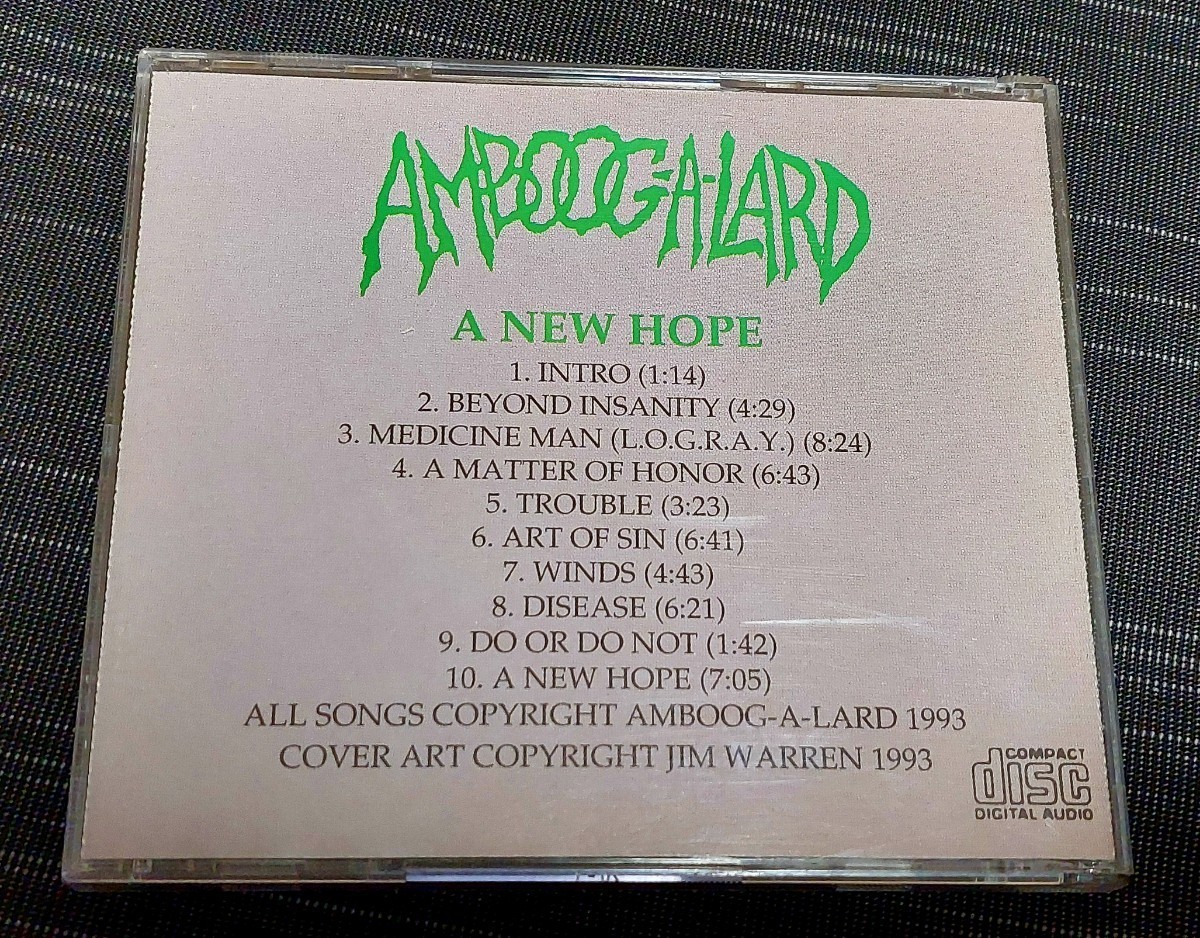 ★激レア！チラシ付◆AMBOOG-A-LARD/A NEW HOPE　MARILYN MANSONのベーシストTwiggy Lamirez在籍_画像3