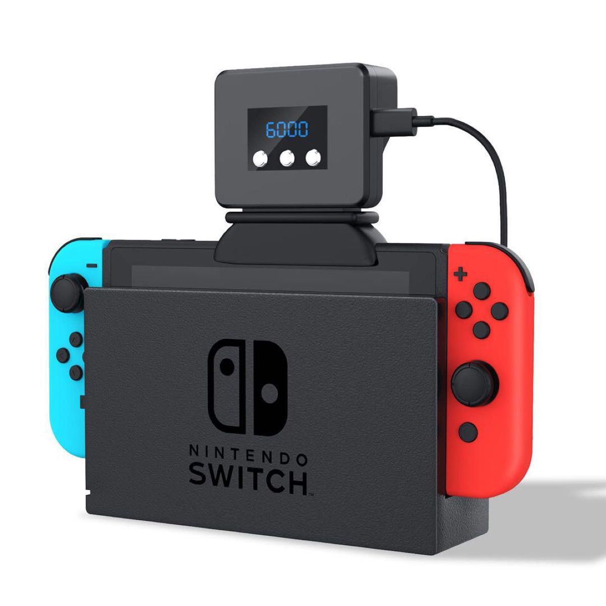 Switch対応 専用冷却ファン クーラー Nintendo Switch 用　スーパークーリング　ブルー