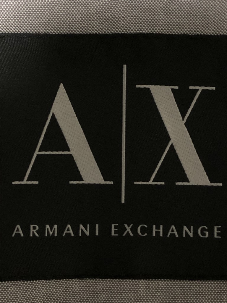 ◆A/X ARMANI EXCHANGE アルマーニ エクスチェンジ シアサッカー ジャケット サイズ44 ストライプの画像8