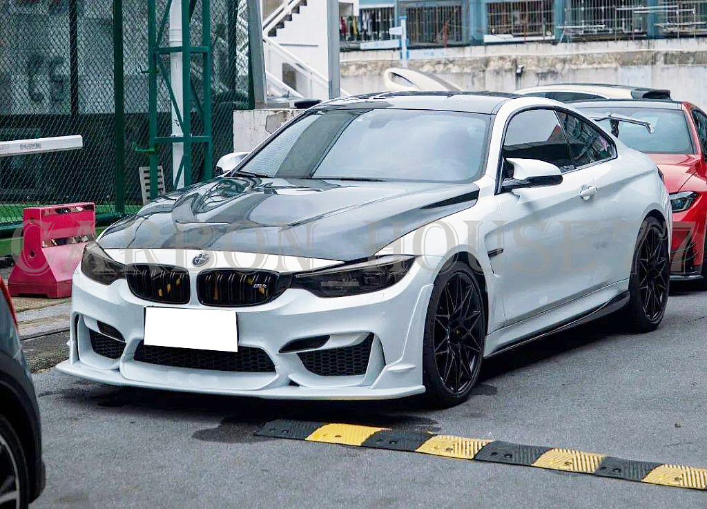 ★BMW F80 M3 F82 F83 M4 フロント リップ スポイラー LT型 FRP製 未塗裝 2014/7-2021《3分割タイプ》☆._画像8