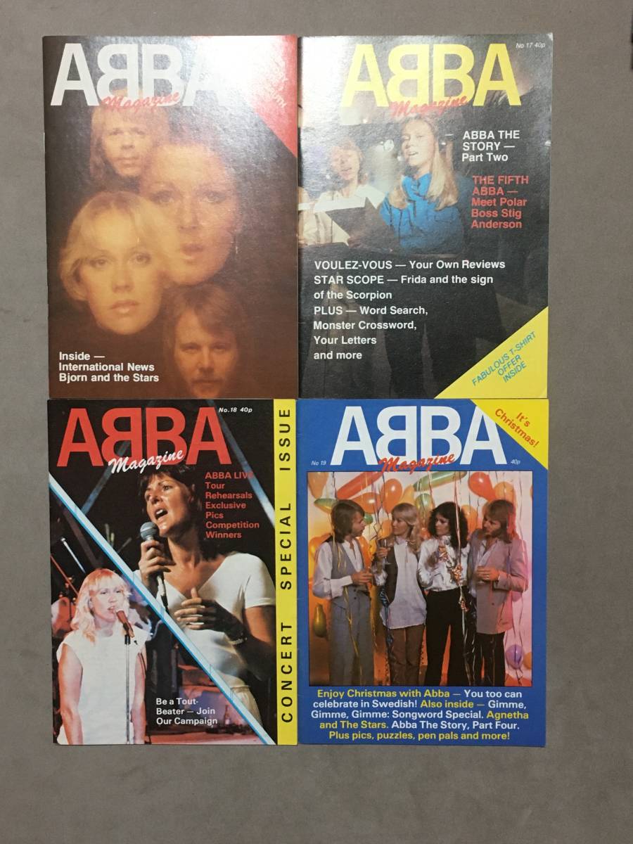 ◆Official ABBA Magazine◆ オフィシャル・アバ・マガジン30冊＃4～＃33　美品　希少 洋書_画像4