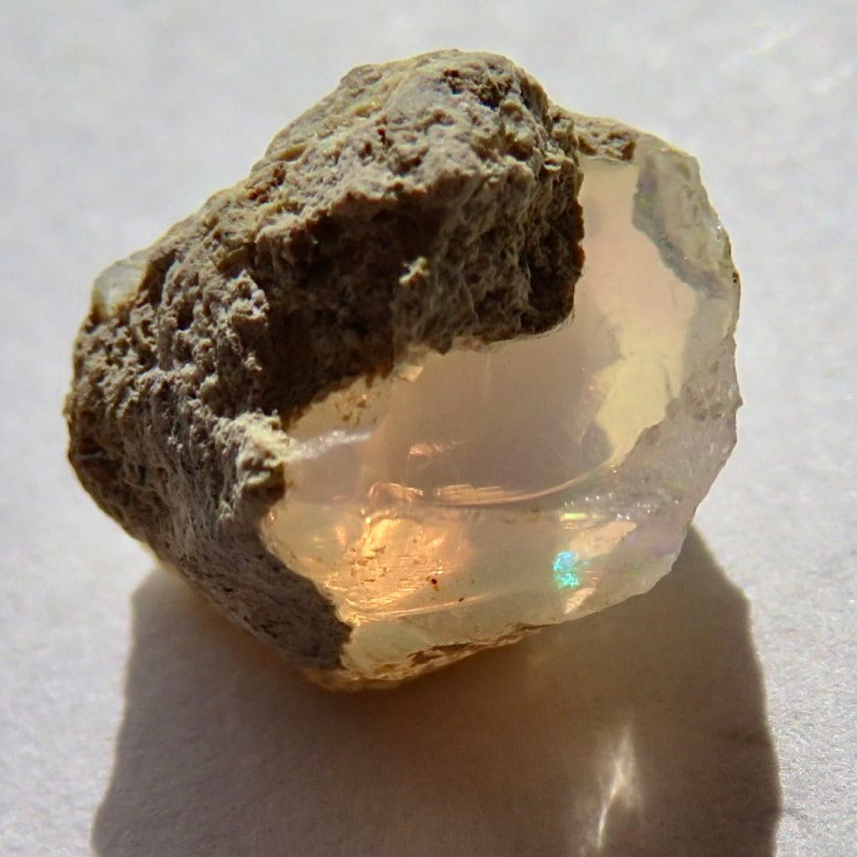 天然エチオピアオパール 原石 ルース 鉱物標本