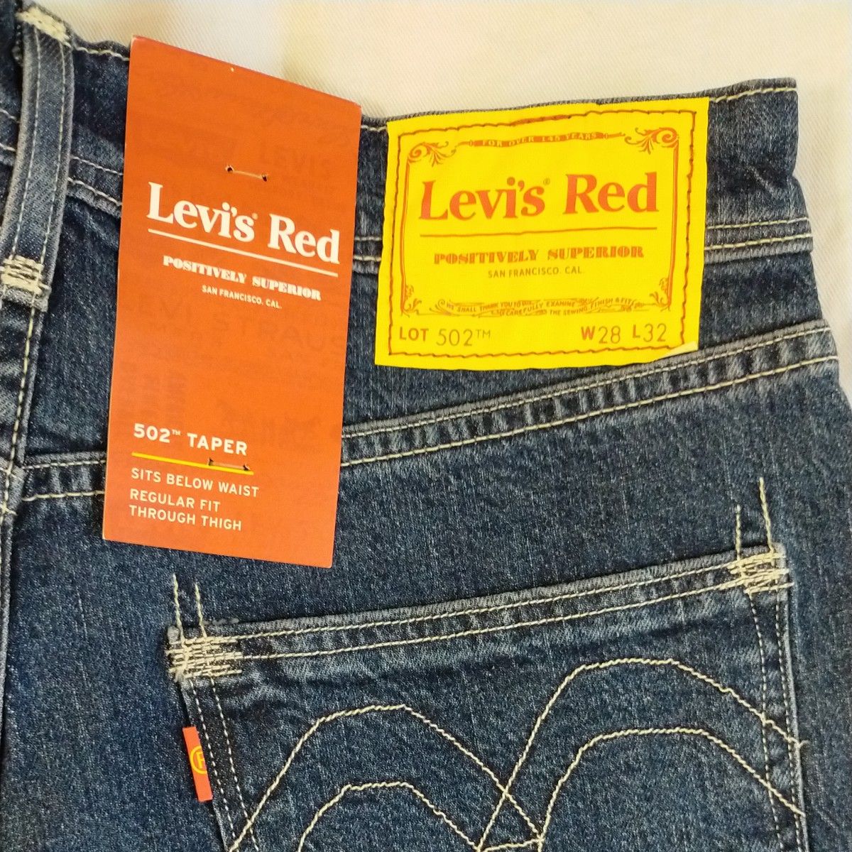 LEVI’S リーバイス Levi's Red レッド 502 TAPER A01330002 新品未使用 W28L32