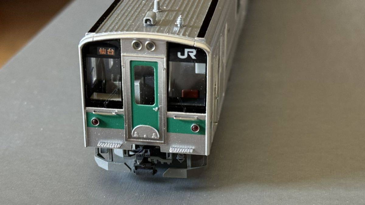 【レア品】 エンドウ JR東日本 701系1500番台 仙台色 2両セットES4841 2021年製 東北本線　HOゲージ_画像2