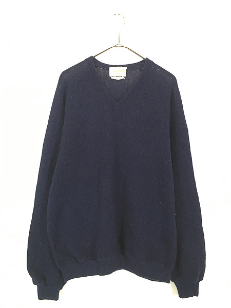 古着 60s Canada製 Jantzen Limited 無地 ソリッド アルパカ ニット セーター XL