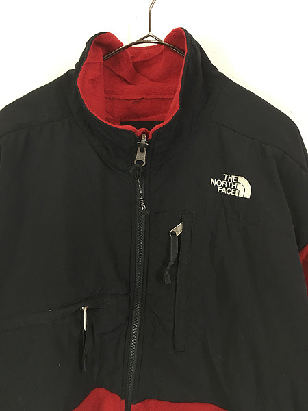 古着 90s TNF The North Face 赤×黒 POLARTEC デナリ フリース ジャケット XL 古着_画像2