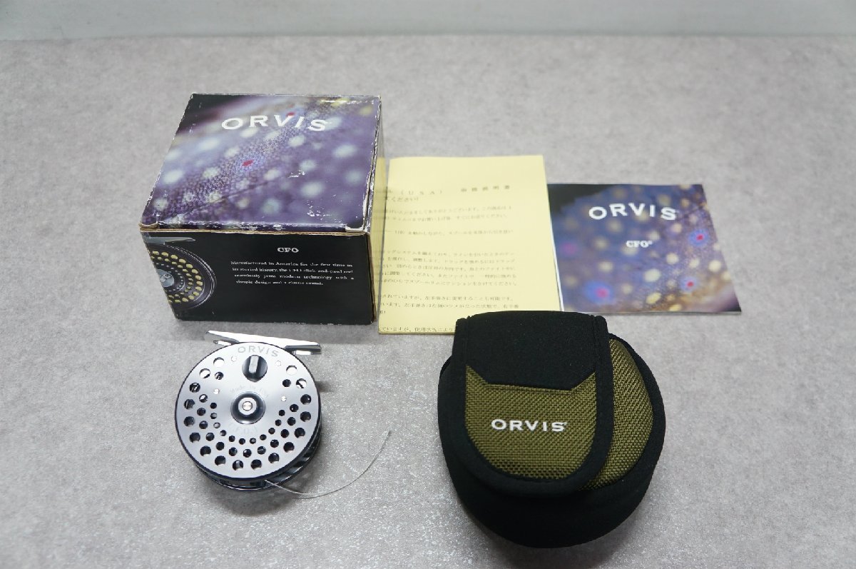 [SK][B4077960] ORVIS オービス CFO I フライリール 元箱、ケース等付き_画像1