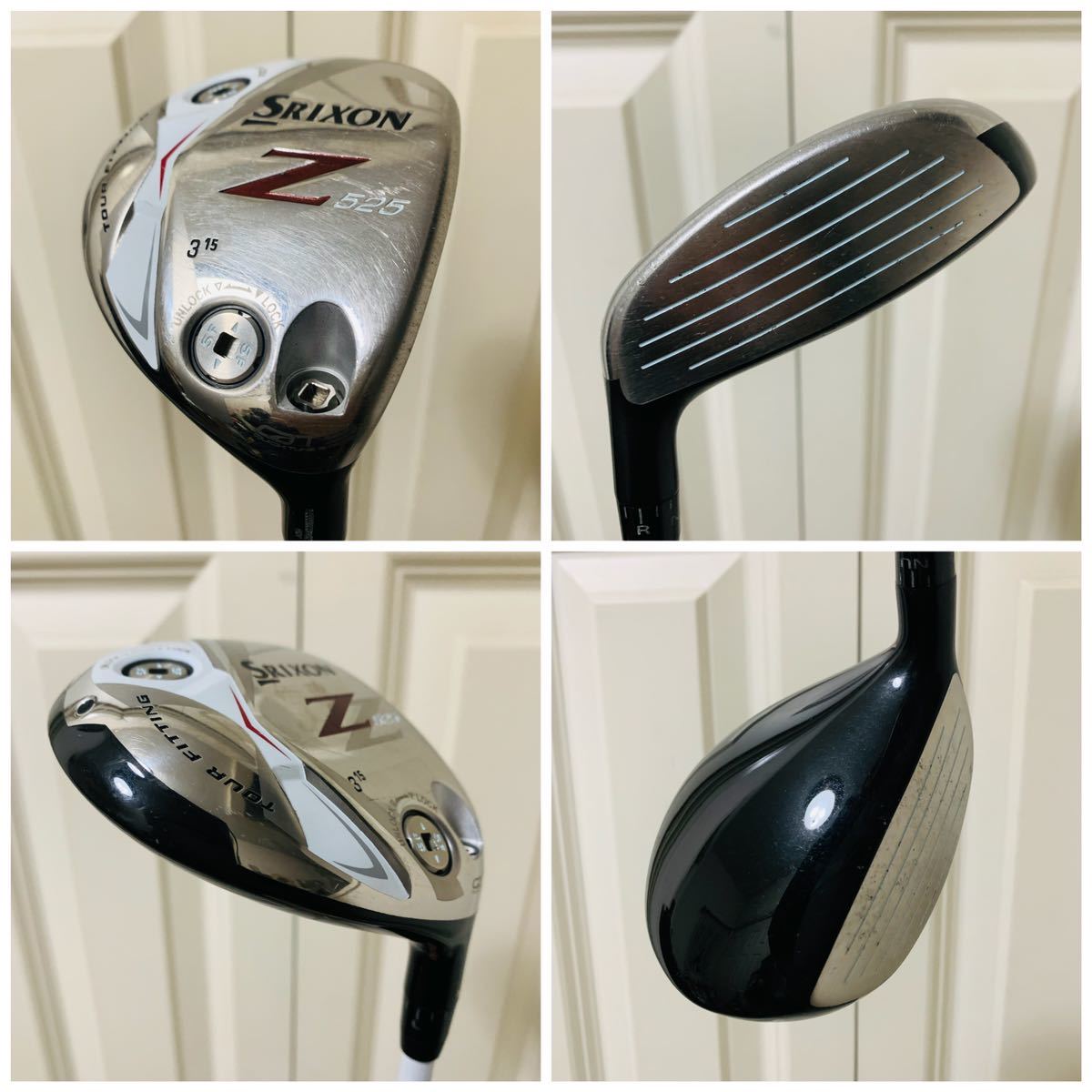 6405 豪華 SRIXON メンズ 右利き ゴルフクラブセット 13本 スリクソン DUNLOP ダンロップ キャディバッグ Z725 Z525 送料無料の画像4