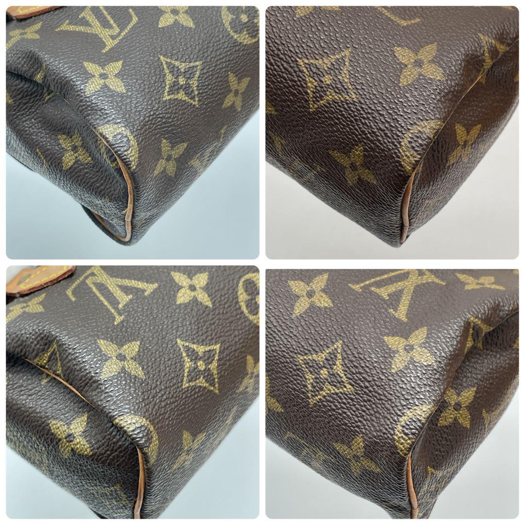 【美品　鑑定済】LOUIS VUITTON ルイヴィトン ミニ スピーディ M41534 純正ストラップ付き 2WAY ナノ モノグラム PVC ハンドバッグ_画像6